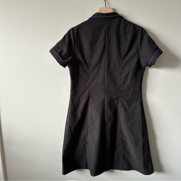 Hard Rock Cafe Vintage 90s Waitress Employee Uniform Dress Sz 12 Save The Planet - Picture 5 of 9